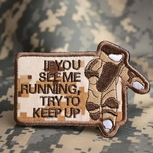 Running man Airsoft Patches
