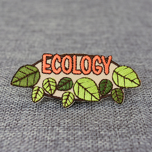 ECOLOGY Embroidered Patches 