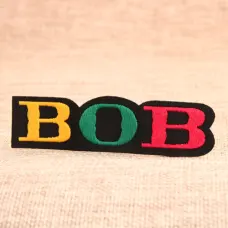 BOB Custom Iron On Patches No Minimum BOB Custom Iron On Patches No Minimum