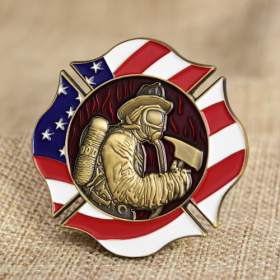 Fire Rescue Firefighter Challenge Coins