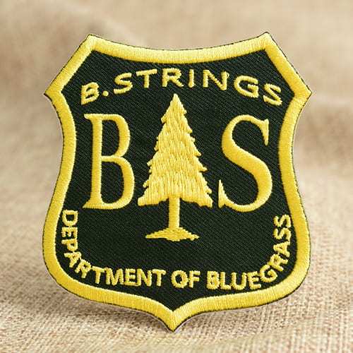B.String Embroidered Patches