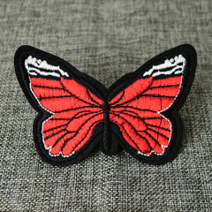 Flower Butterfly Custom Patches