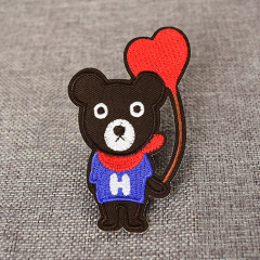 Love Bear Embroidered Patches 