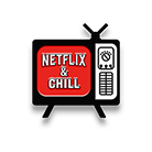 NETFLIX and CHILL Custom Pins