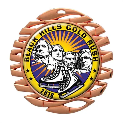 Plated Insert Medal (IM-007)