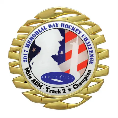 Plated Insert Medal (IM-007)