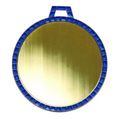 Blue Glitter  Medal IM-017