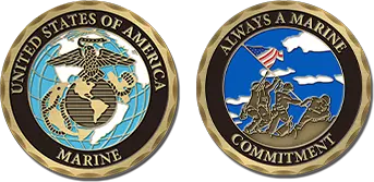 Always A Marine Coins Templates