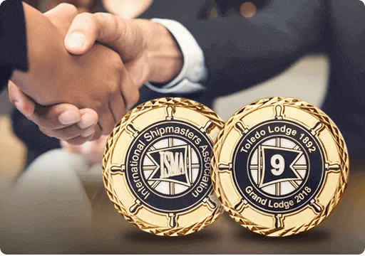 International Shipmasters Association Company Coins