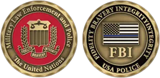 FBI Custom Military Challenge Coins Design Template FBI Custom Military Challenge Coins Design Template