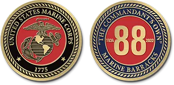 Marine Barracks Coins Templates