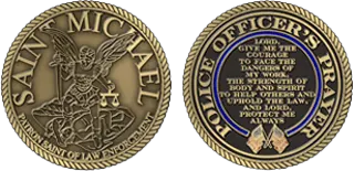 ST. Michael Personalized Challenge Coins Design Template ST. Michael Personalized Challenge Coins Design Template