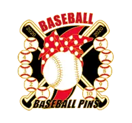 Start to design baseball pin templates Start to design baseball pin templates