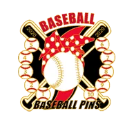 Start to design baseball pin templates Start to design baseball pin templates