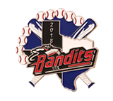 bandits custom trading pin logo