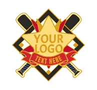 Start to design baseball pin templates Start to design baseball pin templates