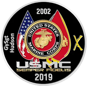 2-D approval of USMC challenge coins