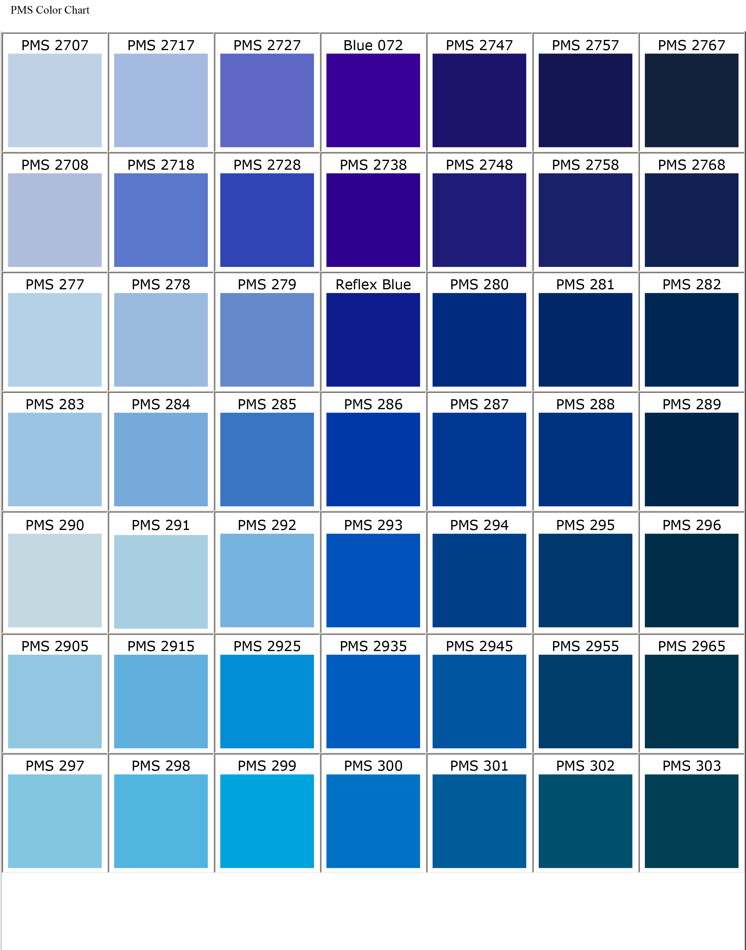 246c pantone color chart
