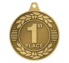 1st Gold Running Award Medal