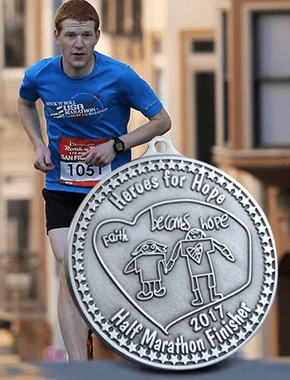custom half marathon medals