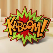 Kaboom Explosion Embroidered Patches
