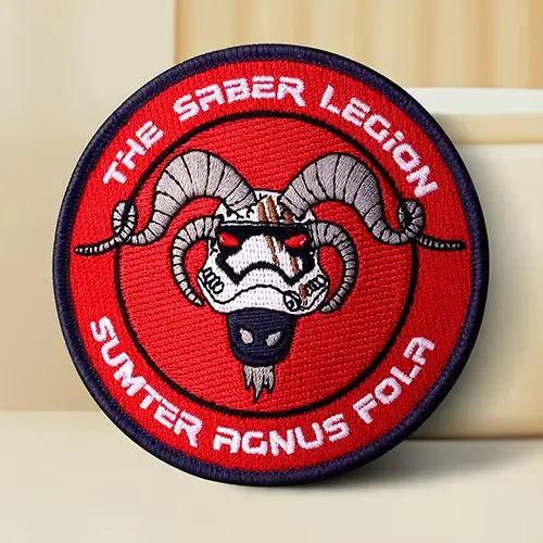 The Saber Regiment Embroidered Patches The Saber Regiment Embroidered Patches
