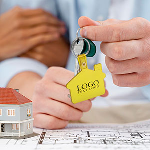 advertising-house-shaped-soft-key-tags