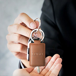 executive-leatherette-key-tag