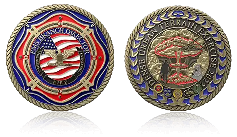 Custom EMS Challenge Coins