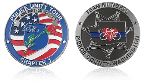 Personalized Police National Week Coins