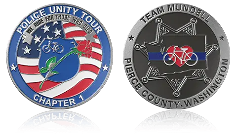 Personalized Police National Week Coins