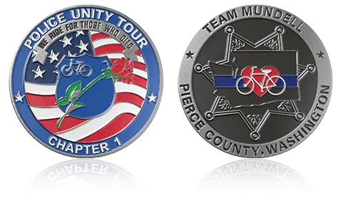 Personalized Police National Week Coins