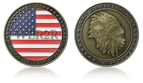 Custom Veteran Challenge Coins
