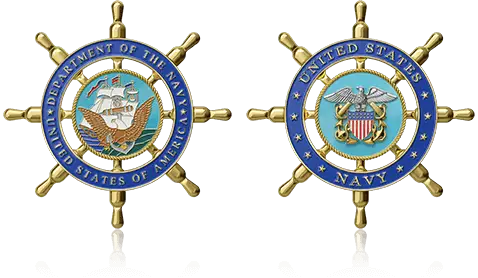 Personalized Navy Challenge Coins