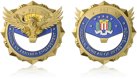 Personalized Cool FBI Bottle Opener Coins