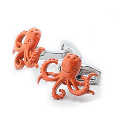 octopus cufflinks