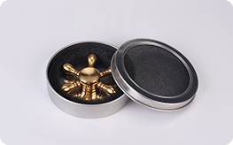 aluminum round box of custom fidget spinner