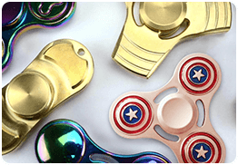 various different fidget spinners designs