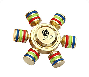 Custom Detachable Hexagonal Rudder Fidget Spinner
