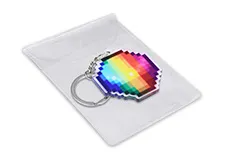 PVC Pouch for Personalised Keyrings