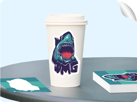 kiss cut of Custom Stickers