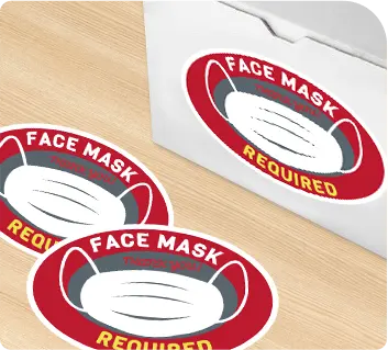 Custom oval stickers