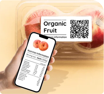 Custom qr code stickers