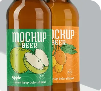 Custom rectangle Stickers for package