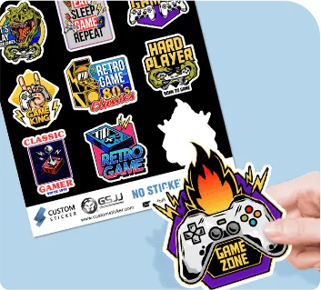 Custom sheet stickers