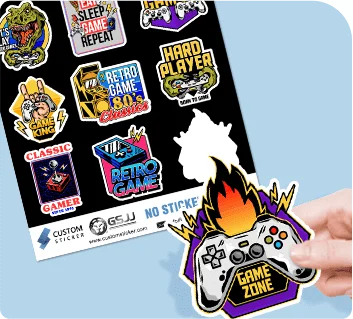 Custom sheet stickers