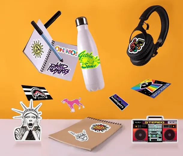 custom logo, picture, photo stickers