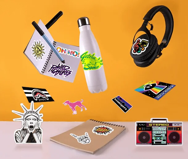 custom logo, picture, photo stickers