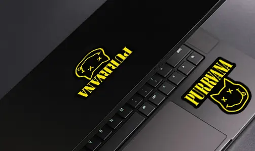 custom laptop stickers