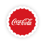 custom Cocacola logo stickers
